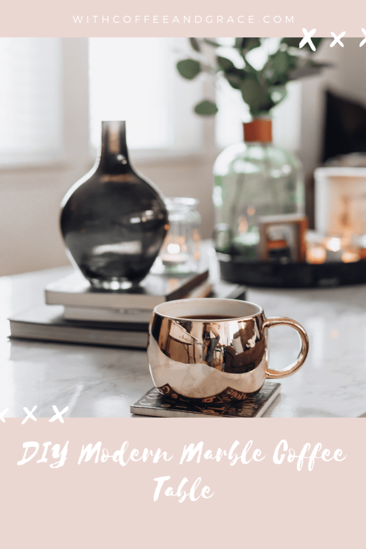 DIY Modern Marble Coffee&nbsp;Table!